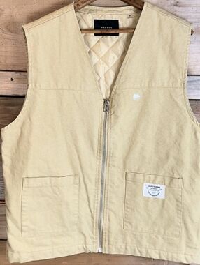 Pacsun DUCK CANVAS Vest Sz Small Hunting Fishing Tactical Quilted